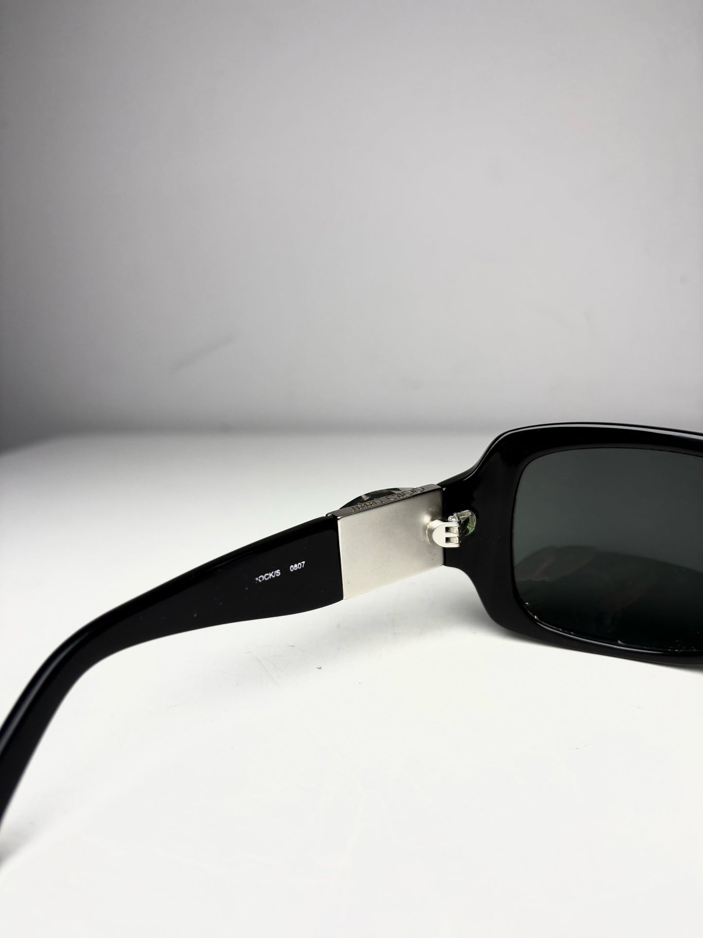 Jimmy Choo 0807 Rocks Pre-owned Black Acetate Rare Sunglasses