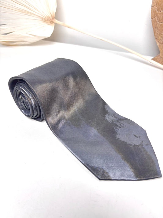 Gucci Charcoal Pure Silk Ombre Men's Tie