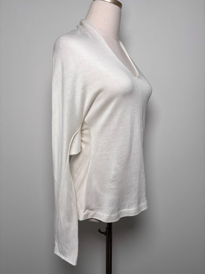 Women Size 38 (2 US) Angelos Figus White Solid Shirt