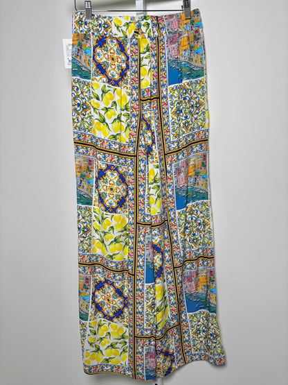 Women Size S Terez Multi-Color Europe, Lemons, Fleur de Lis NWT Pants