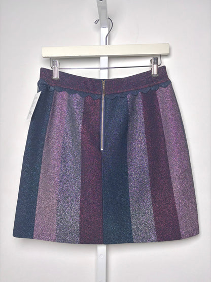 Women Size 2 Ted Baker Navy Colorblock Skirt