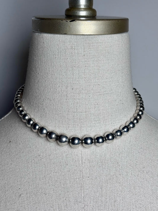 Tiffany & Co. Graduated Balls Sterling Silver Pre-owned Necklace