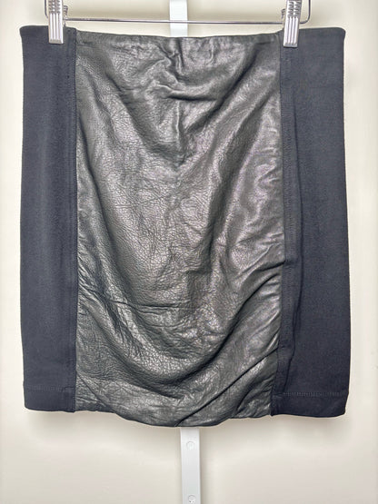 Women Size L Theory Black Solid Skirt