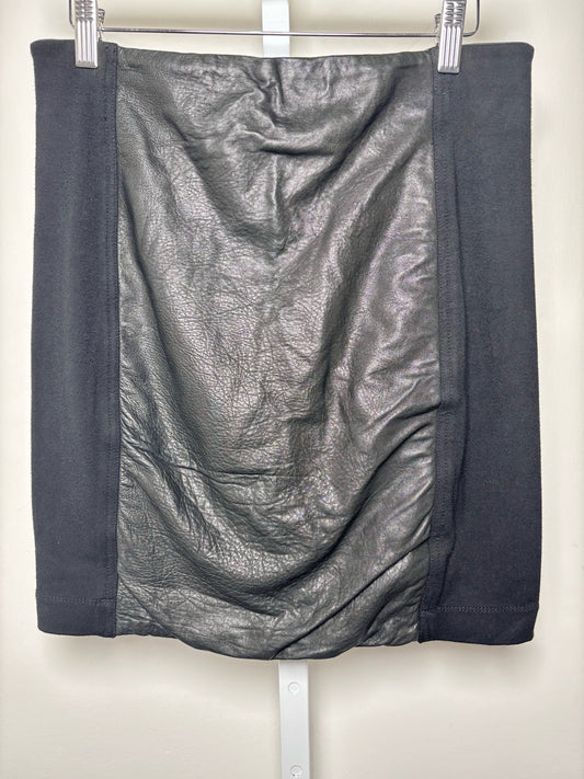 Women Size L Theory Black Solid Skirt