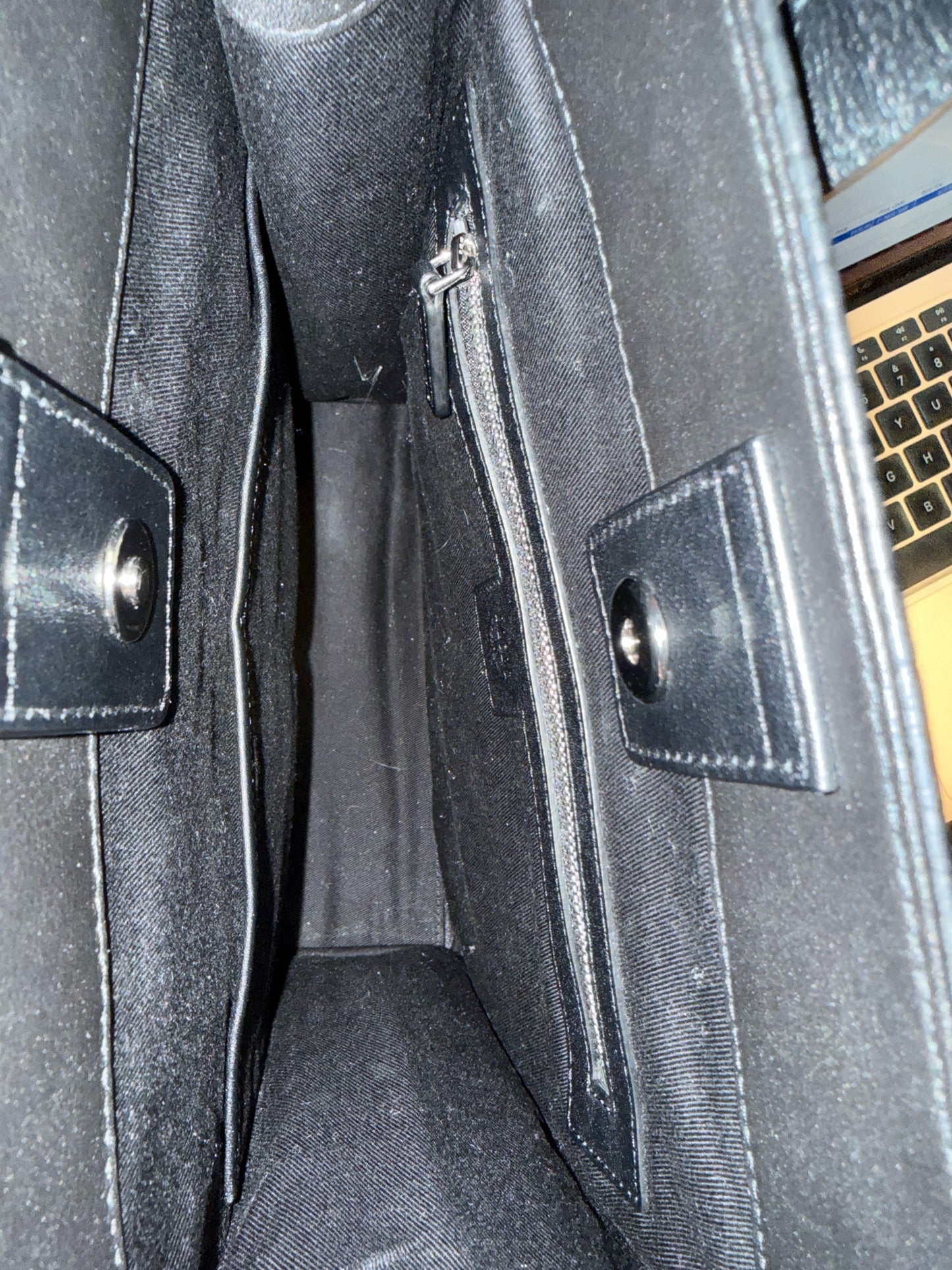 MCM Aren Monogram Black Visetos Tote Bag