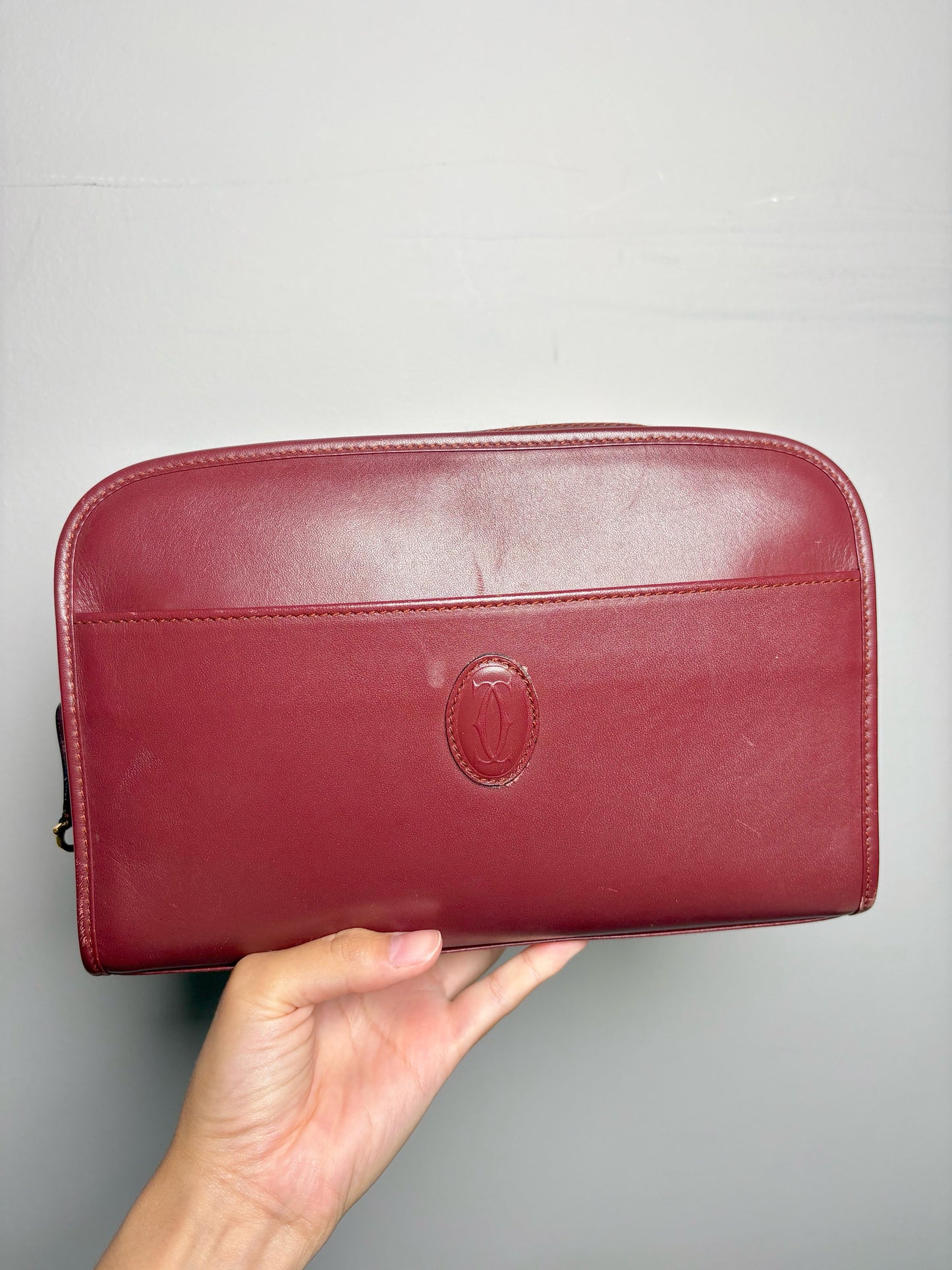 Leather Vintage Cartier Pre-owned Clutch