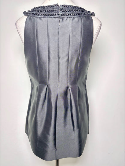 Women Size S Kate Spade New York Black Solid Pre-owned Top