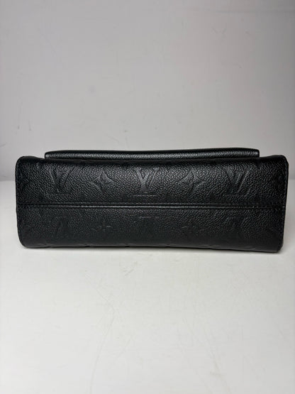 Women's Authentic Louis Vuitton Vavin PM Black Monogram Empreinte Leather Pre-Owned Small Purse