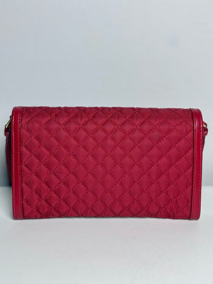 Prada Nylon Pre-owned Red Small Wallet
