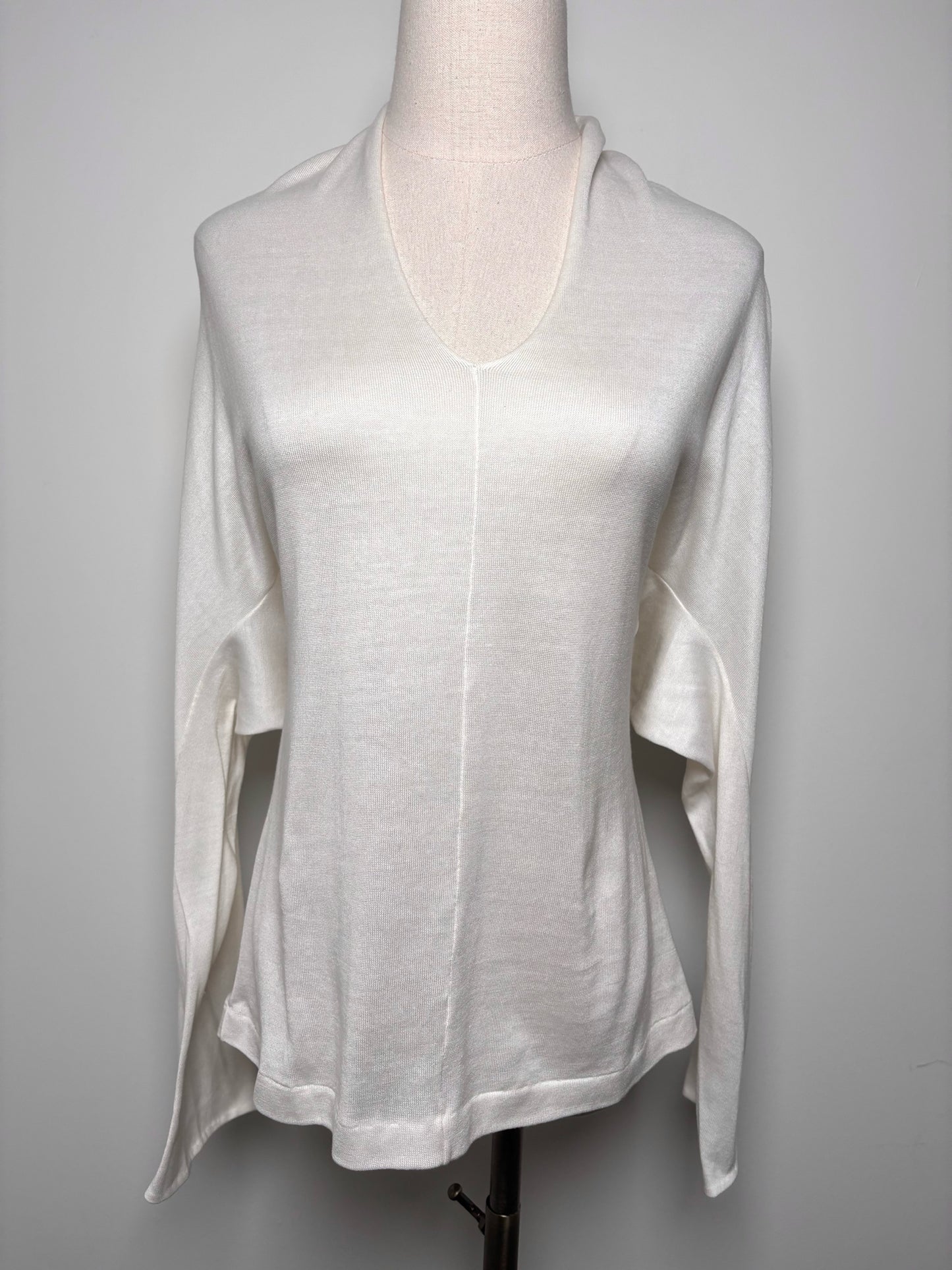 Women Size 38 (2 US) Angelos Figus White Solid Shirt