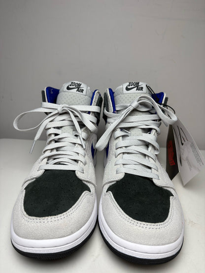 Women's Shoe Size 8.5 Nike Cobalt Blue & Charcoal Gray Suede NWT Pre-Owned High-Top Sneakers