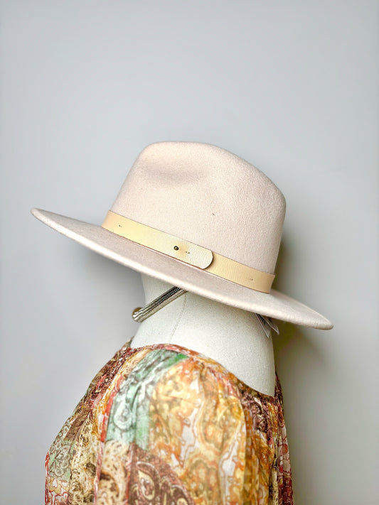 Gigi Pip Australian Wool Light Pink Hat