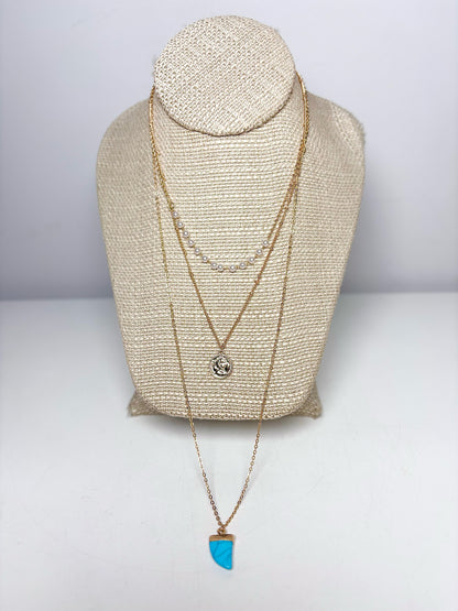 Gold Plated Liv Oliver Necklace
