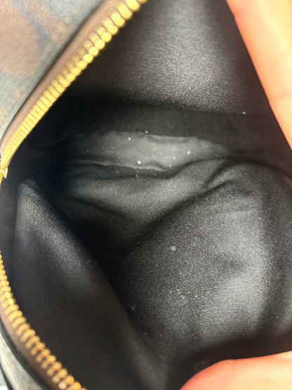 Women's Coach Coated Canvas Pre-owned Black, Brown Backpack