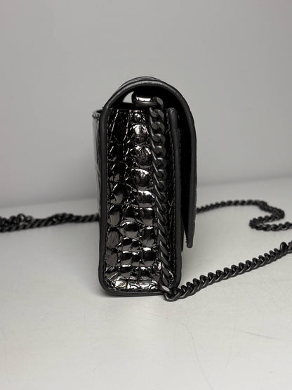 Balenciaga Gunmetal Hourglass Wallet on Chain NWOT Pre-owned
