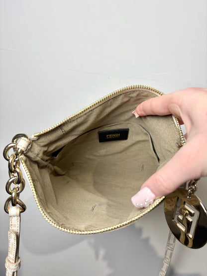 Fendi Zucchino FF Crossbody Vintage Bag