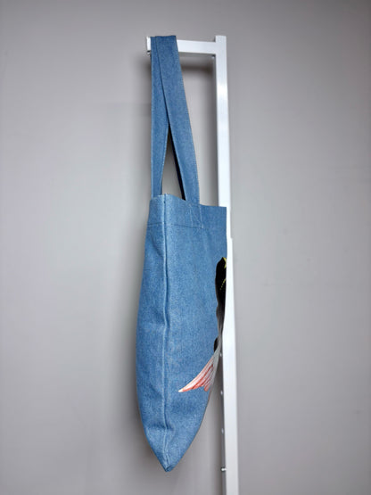 Women's Fiorucci Pre-owned Angels Denim Blue Tote Bag