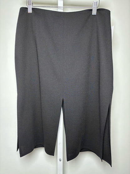 Women Size L Valentino Black Skirt