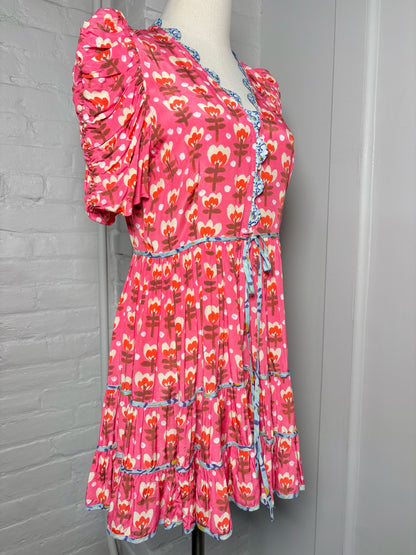 Women Size XS Celia B Pink Floral Print Dress