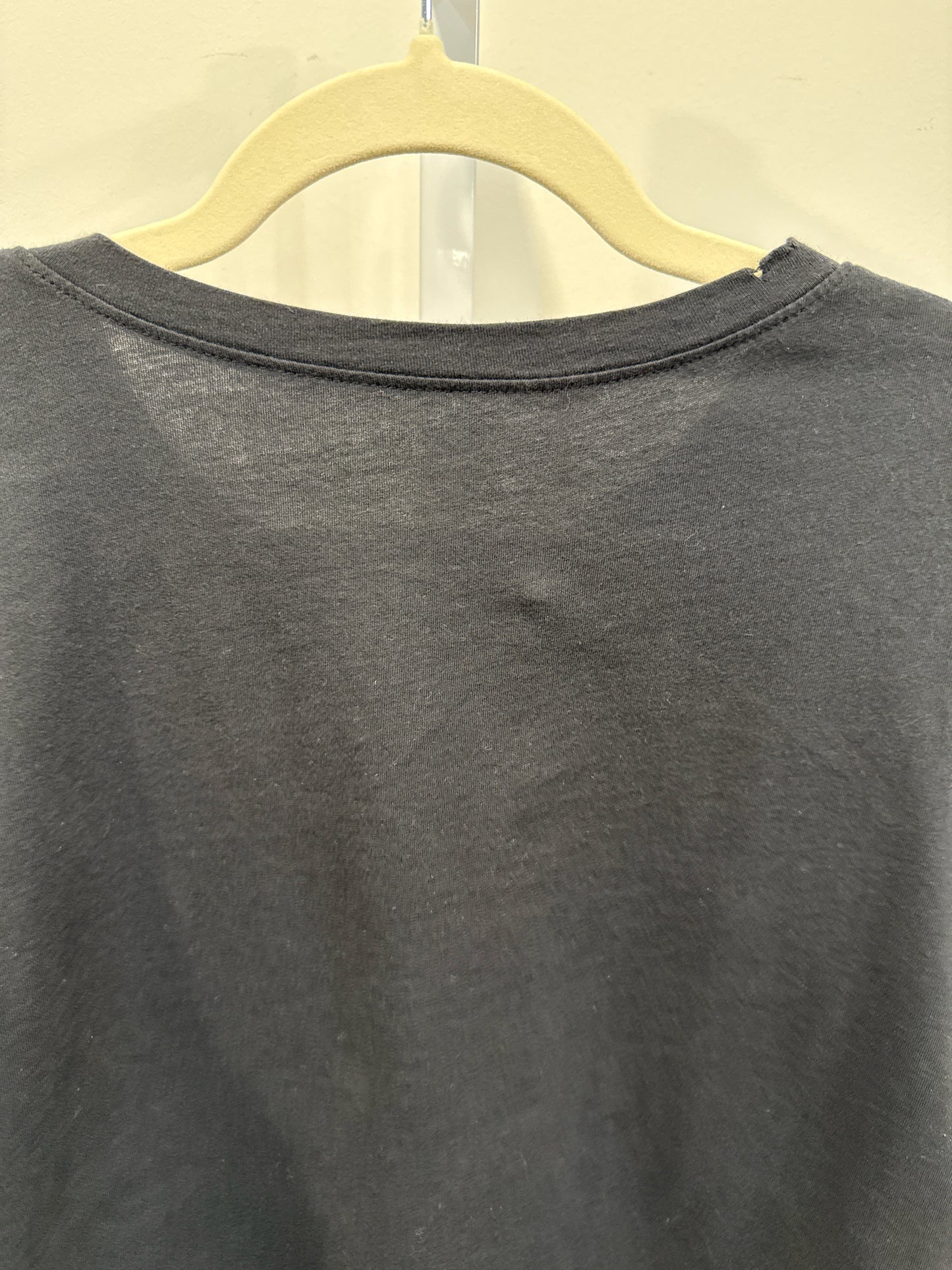 Women Size M Prince Peter Black Graphic Print Pre-owned 100% Cotton T-shirt