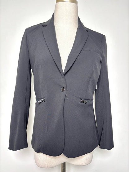Women Size 4 Veronica Beard Black Iconic Dickey Blazer