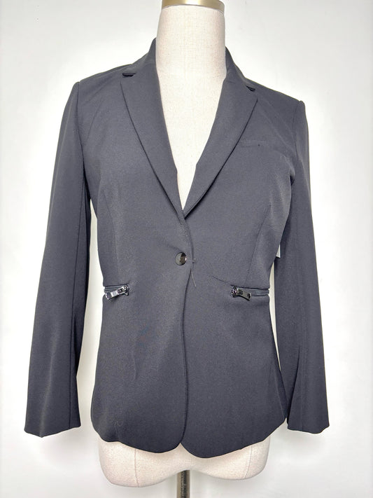 Women Size 4 Veronica Beard Black Iconic Dickey Blazer