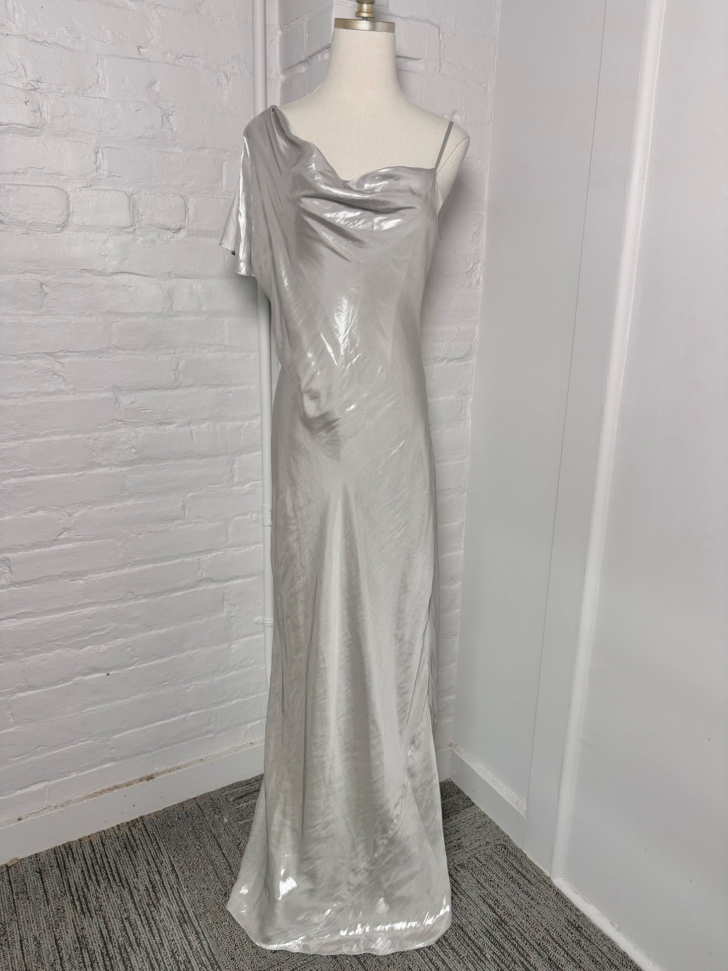Women Size XS BCBG Max Azria Silver Dress