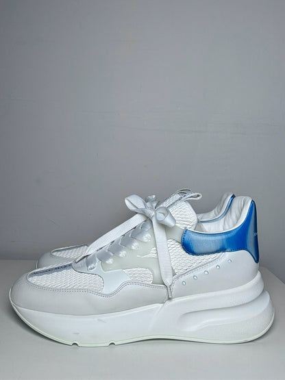 Alexander McQueen Oversized White/Blue Men's Pre-owned, NWOT 43 (10 US) Sneakers