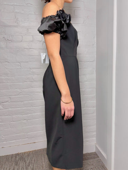 Women Size 6 Marchesa Notte Black Cocktail NWT Dress