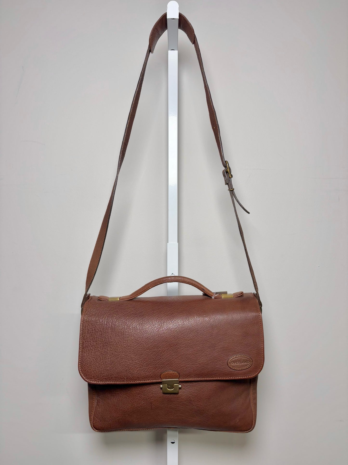 Leather Vintage Overland Briefcase