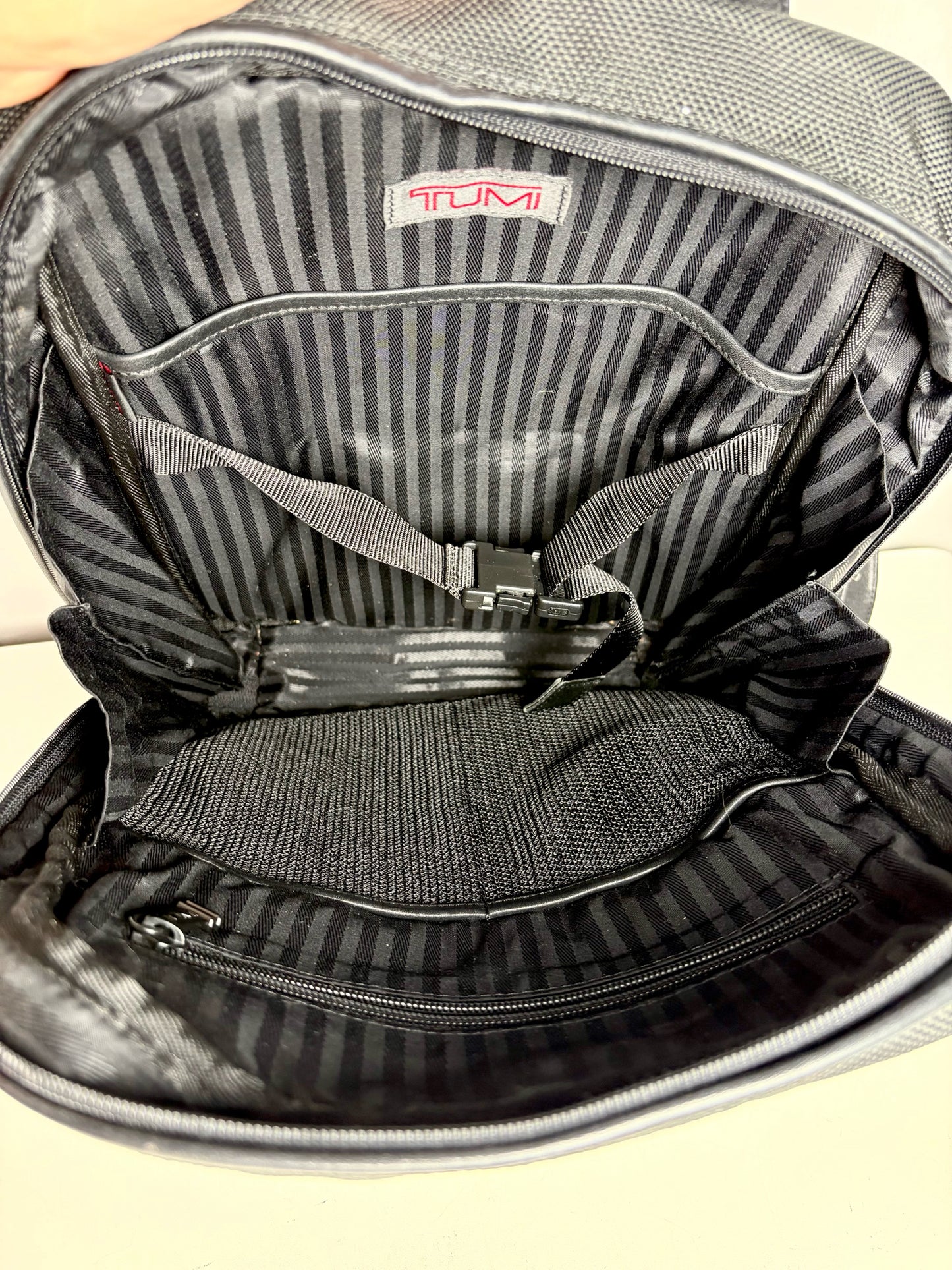 Tumi Black Ballistic Nylon Men's Backpack