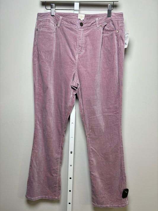 Women Size 30 Ann Mashburn Lavender Solid Pants