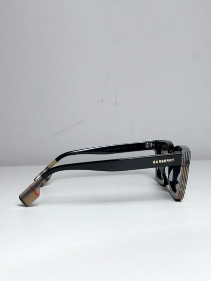 Burberry Briar B4392 U Women's Pre-owned Black Acetate Sunglasses