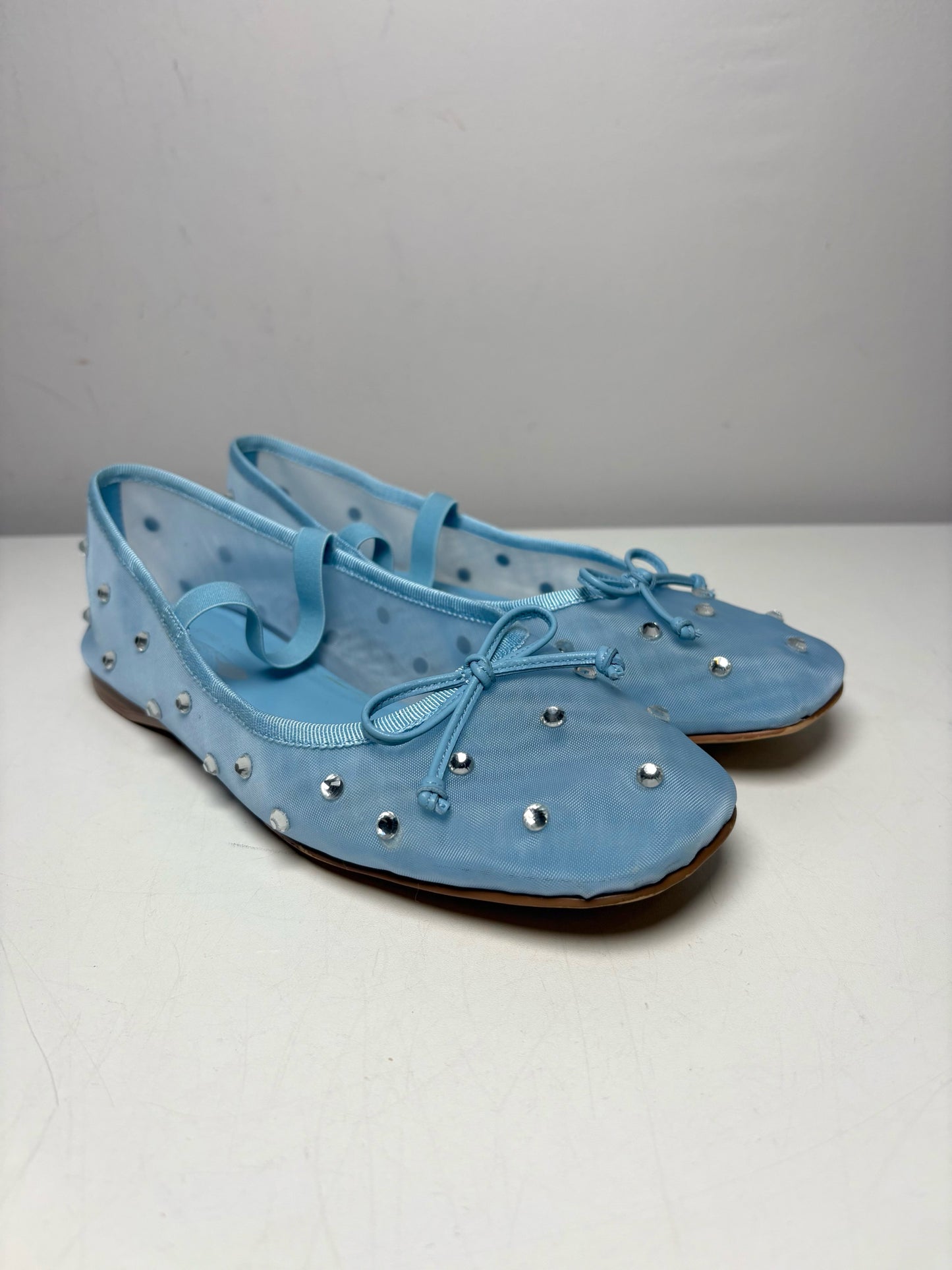 W Shoe Size 7 Jeffrey Campbell Light Blue Synthetic (Unknown) Women's Flats