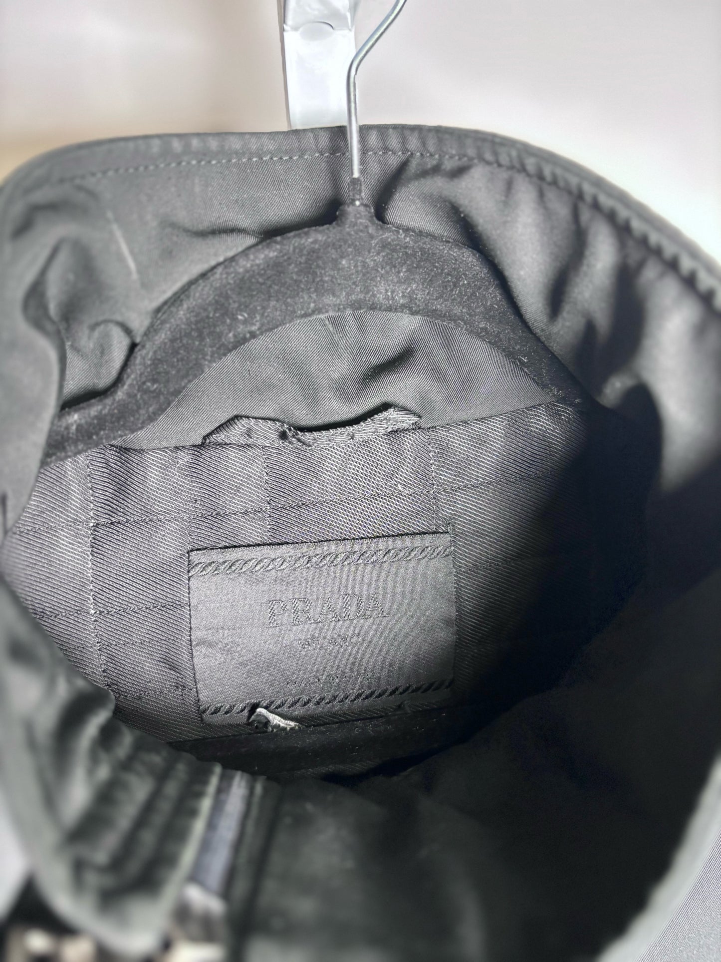 Prada Black Blouson Men's Size M Pre-owned Jacket