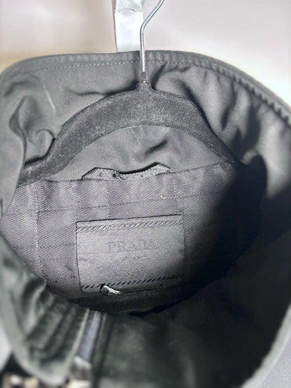 Prada Black Blouson Men's Size M Pre-owned Jacket