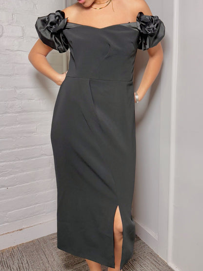 Women Size 6 Marchesa Notte Black Cocktail NWT Dress