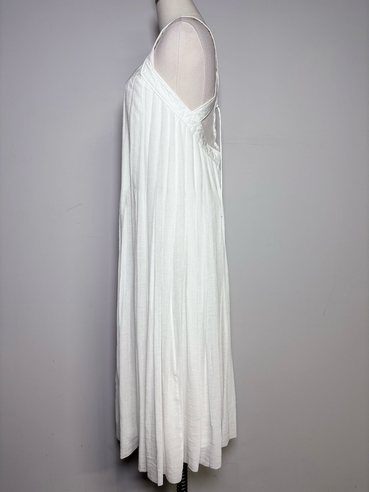 Women Size 4 (S) Rag & Bone White Solid 100% Cotton Pre-owned Dress