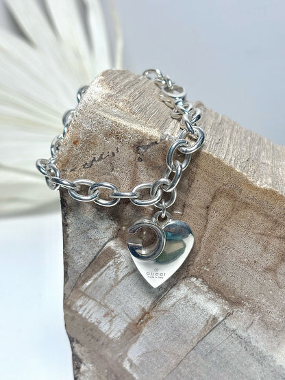 Gucci G- Heart Pre-owned Bracelet