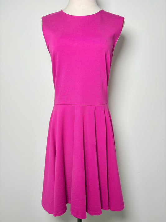 Women Size M Diane Von Furstenberg Magenta Solid Dress