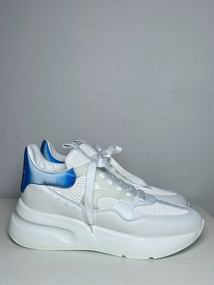 Alexander McQueen Oversized White/Blue Men's Pre-owned, NWOT 43 (10 US) Sneakers