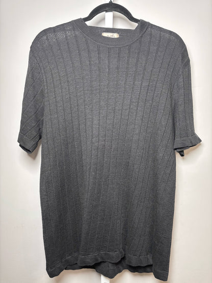 Vintage Hermes Black Linen Solid Men's Mens Size L Sweater