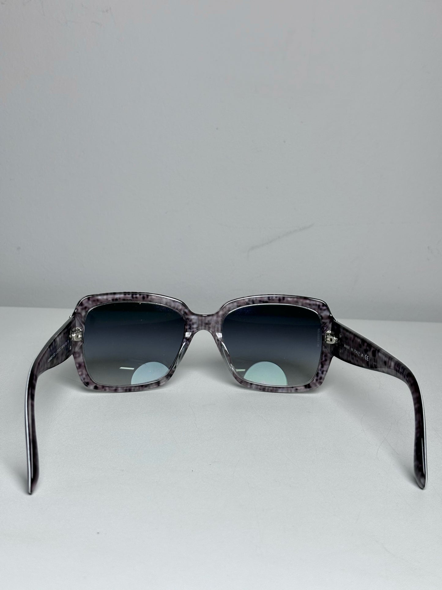 Chanel 5221 Square Frame Pre-owned Gray Acetate Sunglasses
