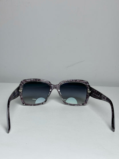 Chanel 5221 Square Frame Pre-owned Gray Acetate Sunglasses