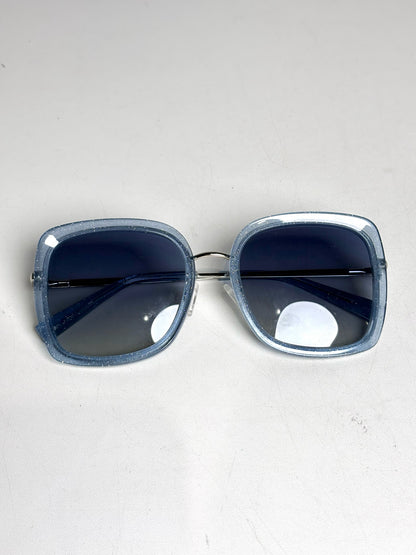 Elton John Eyewear Women's Pre-owned Blue Acetate Sunglasses