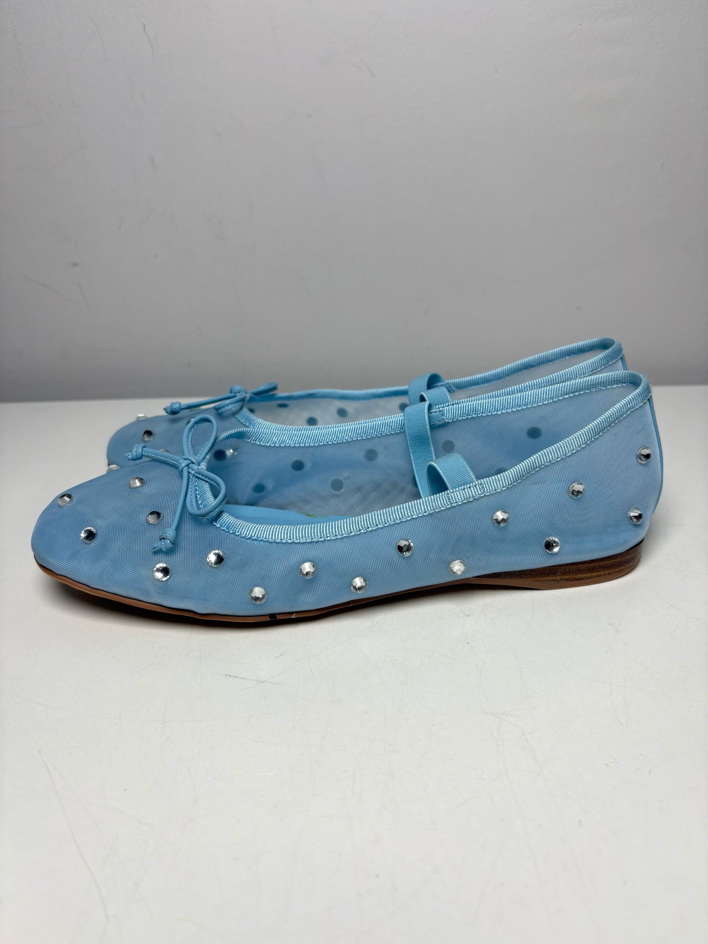 W Shoe Size 7 Jeffrey Campbell Light Blue Synthetic (Unknown) Women's Flats