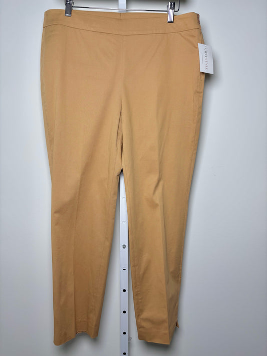 Women Size 48 QL2 Tan Solid Pants