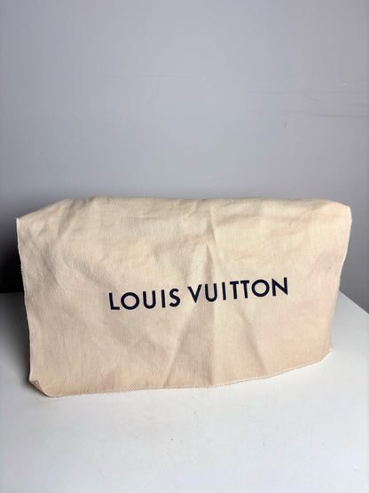 Coated Canvas Louis Vuitton Damier Ebene Brown Purse