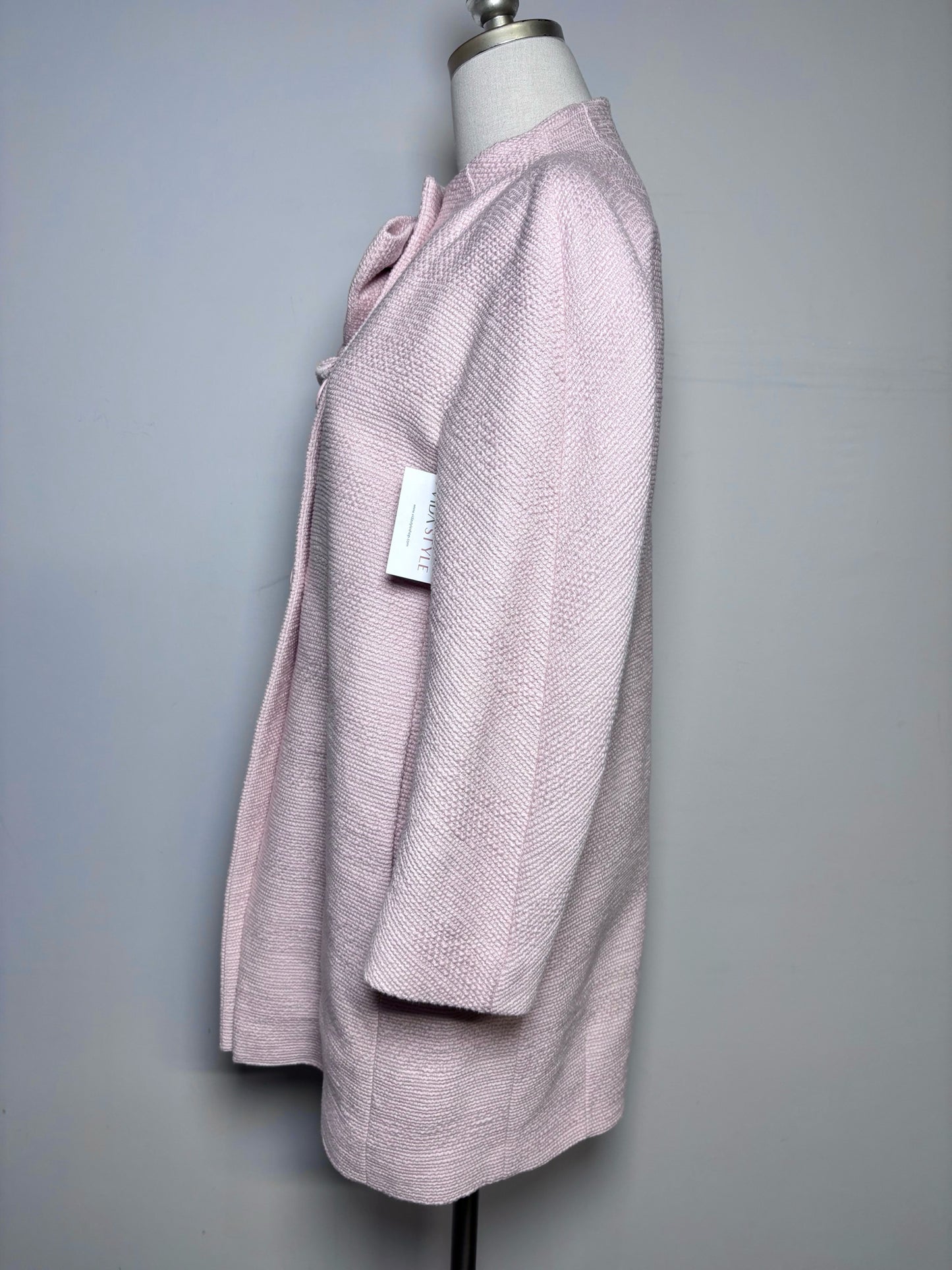 Women Size S Kate Spade New York Pink Ribbed 100% Cotton NWOT Jacket