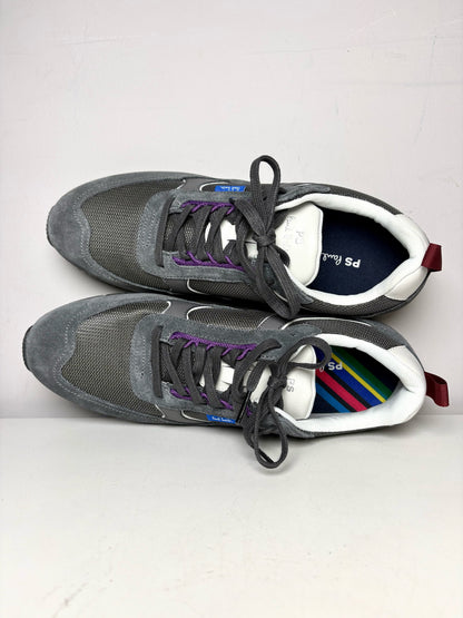 Paul Smith Grey & White Suede Men's NWT, Pre-owned 9 Sneakers